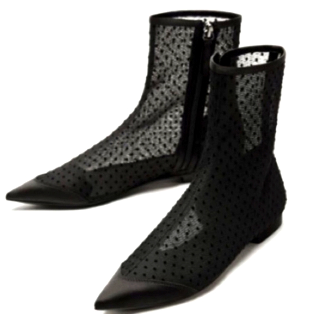 Zara Flat Ankle Boots